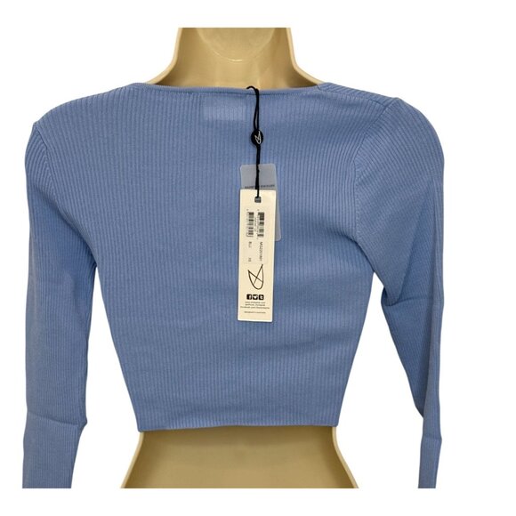 NEW Mink Pink Blue Laura Knit Top NWT - Size XS - Picture 7 of 7